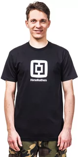 Koszulki dla chłopców - Horsefeathers FAIR black koszulka męska - XL - grafika 1