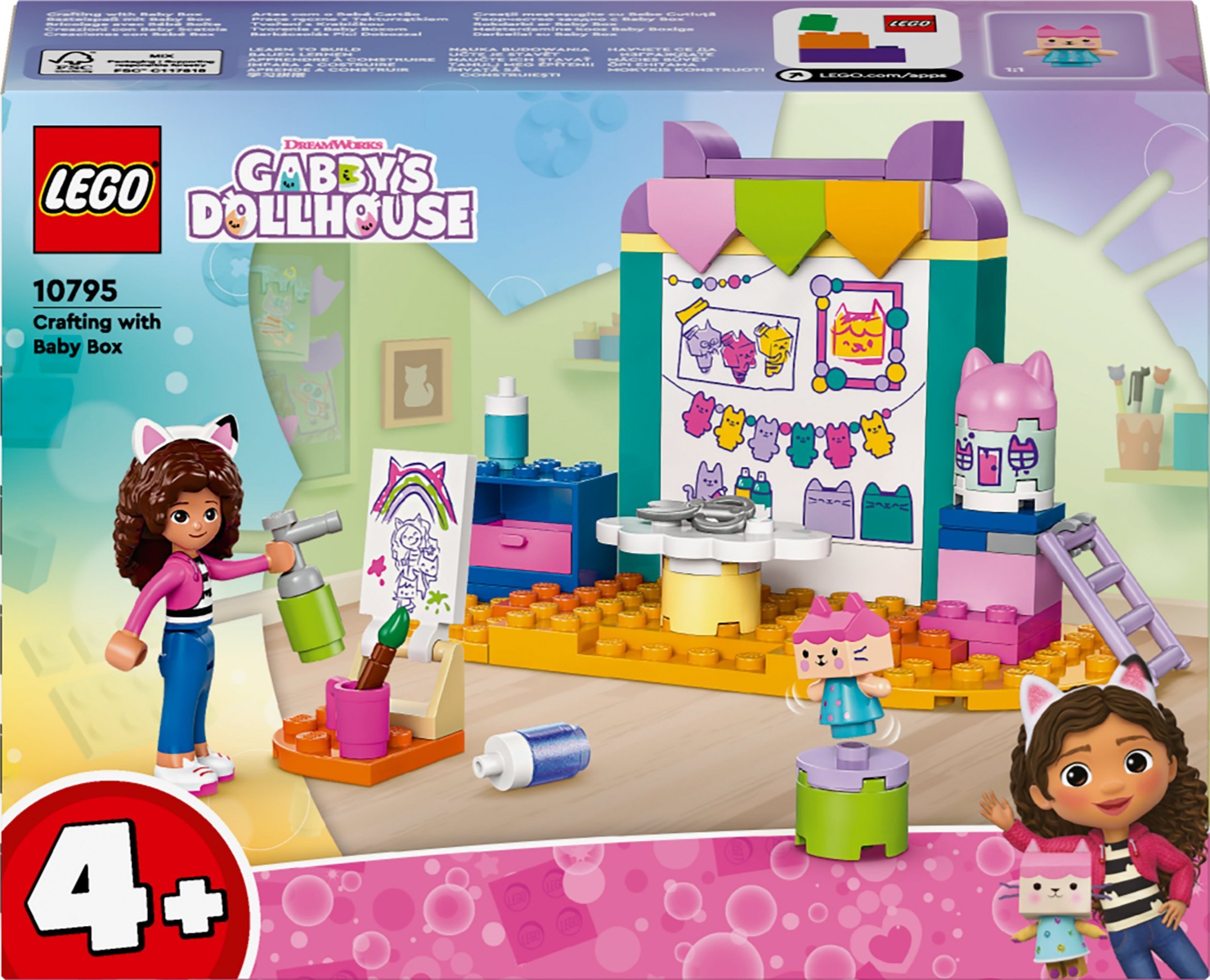 LEGO Koci Domek Gabi: Prace ręczne z Tekturzątkiem 4 szt. 10795