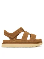 Sandały damskie - Ugg Sandały W Goldenstar Strap 1137890 Brązowy - miniaturka - grafika 1