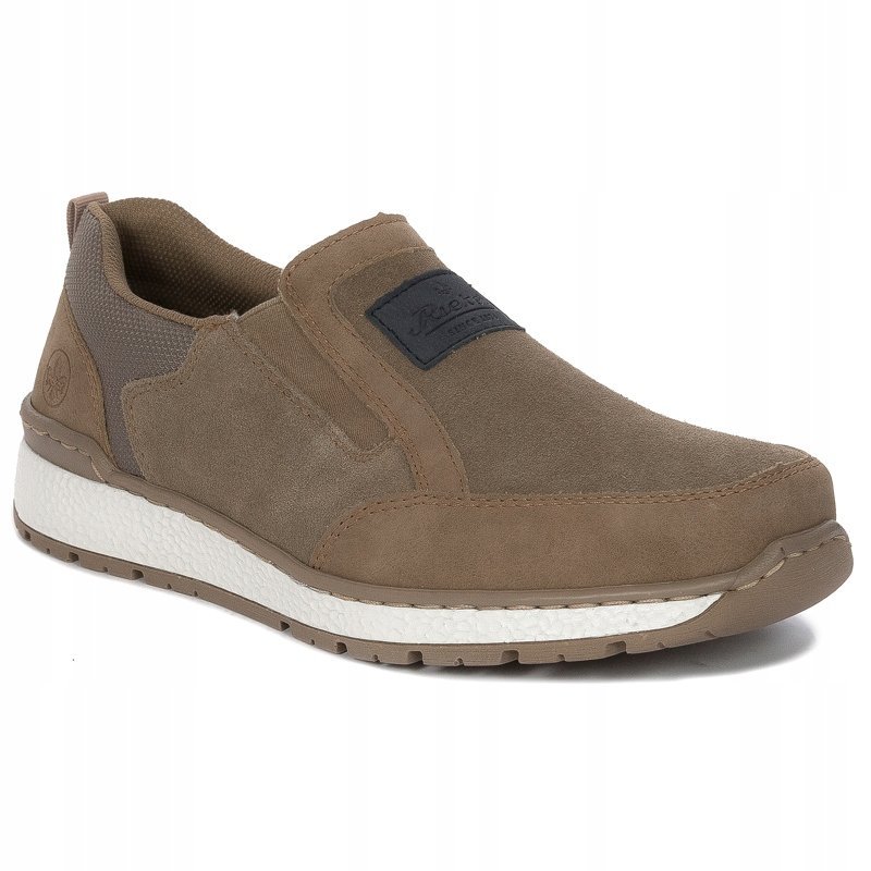 Rieker Półbuty męskie wsuwane Beige B9053-64 r.43