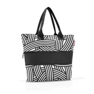 Torebki damskie - Torba Shopper E1 Zebra, 18 L, Reisenthel - miniaturka - grafika 1