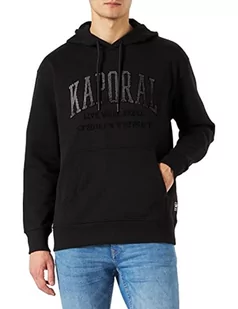 Kaporal Bluza męska - model Benjy-Medium Grey Mel-Size, Czarny i czerwony, czarny, S - Bluzy męskie - miniaturka - grafika 1