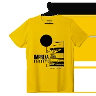 Odzież do sportów motorowych - T-shirt koszulka Subaru Impreza Blobeye żółta-L - miniaturka - grafika 1