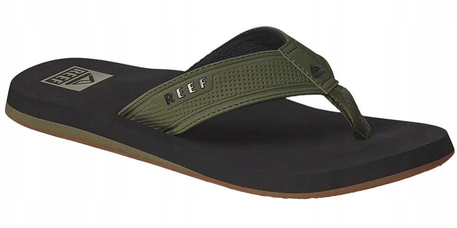 Reef M'S The Layback, black/olive, 45 us 12
