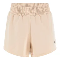 Spodenki damskie - Damskie Spodenki GUESS SKYLAR SHORT V4GD09K8802-CNWT – Beżowy - miniaturka - grafika 1