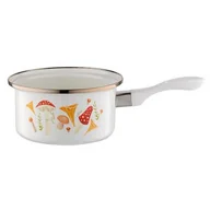 Rondle - Rondel emaliowany prosty Grzybki 16 cm 1150 ml biały - miniaturka - grafika 1