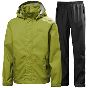 Helly Hansen Loke, zestaw przeciwdeszczowy, męski, jasnozielony/czarny - Pozostała odzież narciarska - miniaturka - grafika 1