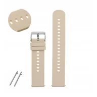 Akcesoria do smartwatchy - TEMU Pasek do Smartawatcha Zegarka Uniwersalny Beżowy 20mm Bransoletka do Smartwatch Zegarek Akcesoria - miniaturka - grafika 1