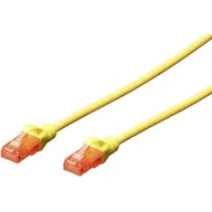 Patchcordy - Digitus Patchcord UTP, CAT.6, żółty, 2m DK-1612-020/Y - miniaturka - grafika 1