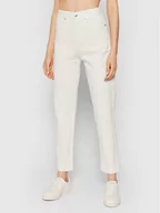 Spodnie damskie - United Colors Of Benetton Jeansy 4GD757533 Biały Regular Fit 38, 40, 42, 44, 46, 48 - miniaturka - grafika 1