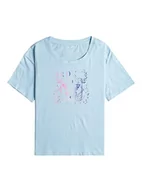 Koszulki dla dziewczynek - ROXY Modna koszulka dziewczęca niebieska 14-XL - miniaturka - grafika 1
