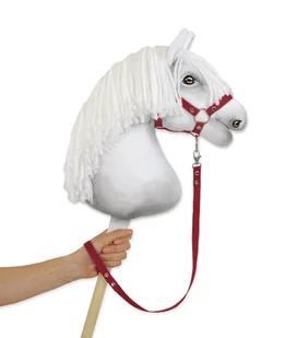 Uwiąz dla Hobby Horse z taśmy - bordowy - Zabawki i gry sportowe - miniaturka - grafika 1
