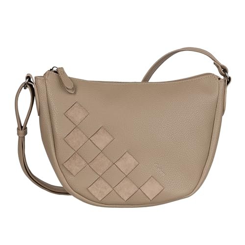Gabor bags Granada Structure damska torba na ramię Crossbody Bag średnia, beżowy, m