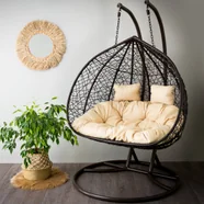 Fotel wiszący dwuosobowy Marcel wenge PATIO