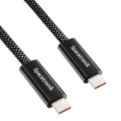 Kable - Kabel USB-C 4.0 40Gbit/s Gen3x2 Spacetronik 1.2m - miniaturka - grafika 1