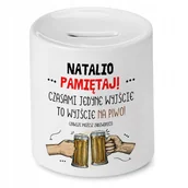 Skarbonki - Skarbonka Dla Natalii na Urodziny Imieniny Prezent z Nadrukiem ze Zdjęciem - miniaturka - grafika 1