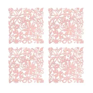 Dekoracje domu - Koziol Panel dekoracyjny 4 szt 27x27cm Alice pastelowy róż KZ-2035638 + 20 zł na pierwsze zakupy KZ-2035638 - miniaturka - grafika 1
