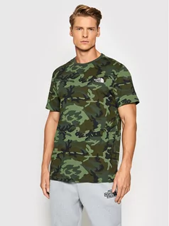 Koszulki męskie - The North Face T-Shirt Simple Dome NF0A2TX52871 Zielony Regular FIt L, M, S, XL - grafika 1