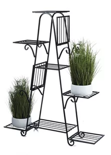 Stylowy stojak metalowy kwietnik 115 cm - Kwietniki - miniaturka - grafika 1