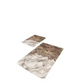 Dywaniki łazienkowe - Brązowe dywaniki łazienkowe zestaw 2 szt. 60x100 cm – Mila Home - miniaturka - grafika 1