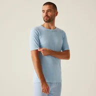 Koszulki sportowe męskie - Regatta Professional Męska koszulka termiczna Thermal Niebieski, Cotton, Rozmiar: 2XL - miniaturka - grafika 1