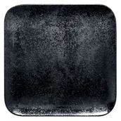 Talerze - PORCELANA RAK KARBON Talerz kwadratowy 15 cm czarny - miniaturka - grafika 1