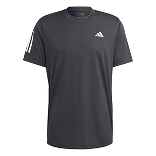 adidas Męski T-shirt (Short Sleeve) Club 3Str Tee, Black, HS3262, M - Koszulki męskie - miniaturka - grafika 1