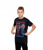 Kimona, stroje i obuwie - OCTAGON KOSZULKA SPORTOWA DZIECIĘCA KICKBOXING FAMILY 160cm - miniaturka - grafika 1