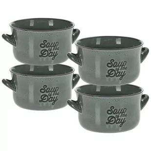 Siaki Collection Miska ceramiczna na zupę płatki owsiankę bulionówka do zupy zestaw komplet 4 sztuki 4x650 ml - Miski i półmiski - miniaturka - grafika 1