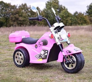 PIERWSZY MOTOR CHOPPER NA AKUMULATOR Z KUFERKIEM/LL777-1 - Pojazdy elektryczne dla dzieci - miniaturka - grafika 26