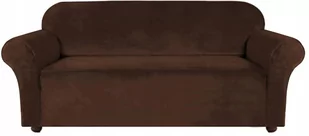 Pokrowiec Na Kanapę Welur Brąz 4 Osobowy [22L4] - Pokrowce na meble - miniaturka - grafika 1
