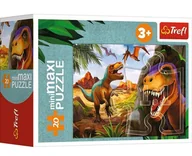 Puzzle - Puzzle 20 el. miniMaxi Poznaj świat dinozaurów 3 Trefl - miniaturka - grafika 1