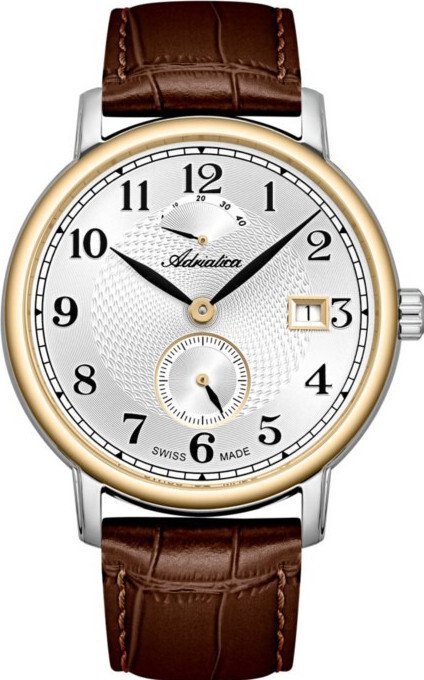 Zegarek męski Adriatica A8256.1223A brązowy