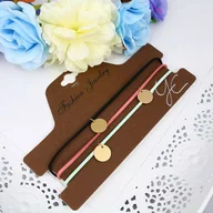 Naszyjniki - NASZYJNIK CHOKER RZEMYK - MIĘTA N530M - miniaturka - grafika 1