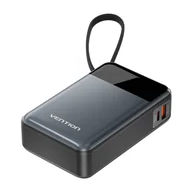 Powerbanki - Powerbank Vention USB-C 20000mAh 65W FHYB0 (czarny) - miniaturka - grafika 1