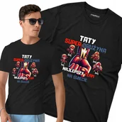 Koszulki męskie - KOSZULKA TATY FLASH Z DZIEĆMI GANG I DRUŻYNA NA DZIEŃ OJCA PREZENT - miniaturka - grafika 1