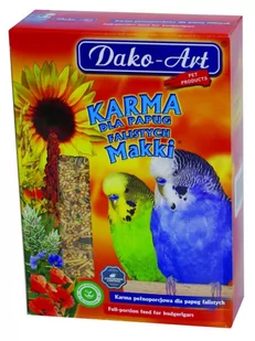 Dako-Art Makki Pełnowartościowy pokarm dla papużek falistych 500g - Karma dla ptaków - miniaturka - grafika 1