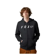 Bluzy męskie - BLUZA Z KAPTUREM NA ZAMEK FOX ABSOLUTE BLACK - miniaturka - grafika 1