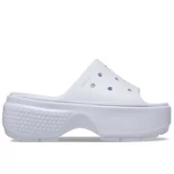 Klapki i japonki damskie - Klapki Crocs Stomp Slide 209346-5AF - niebieskie - miniaturka - grafika 1