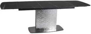 Stół MONCLER CERAMIC 160-240x90 czarny Sahara Noir/czarny mat - Stoły - miniaturka - grafika 1