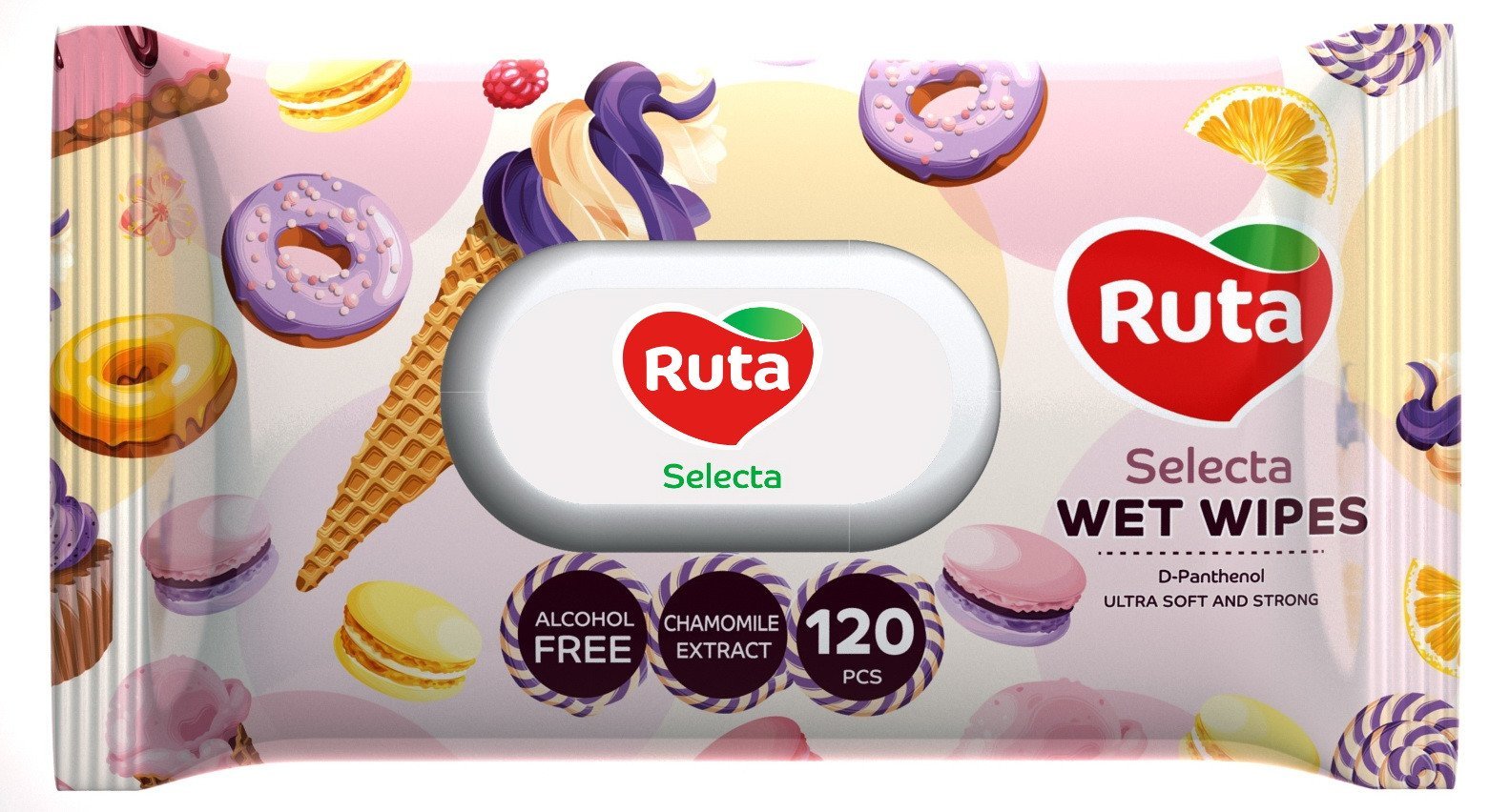 WET WIPES RUTA SELECTA 120PCS