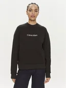 Bluzy damskie - Calvin Klein Bluza Hero Logo K20K205450 Czarny Regular Fit - miniaturka - grafika 1