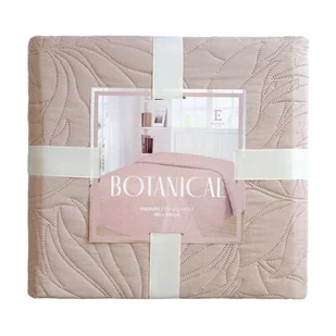 Narzuta 170 x 210 cm beżowy Botanical - Narzuty - miniaturka - grafika 1