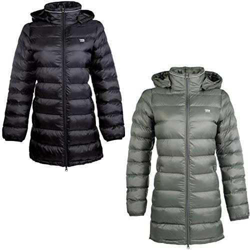 HKM 10071 Victoria, kurtka pikowana, damska kurtka damska pikowana z podszewką, XS-XXL ciemnozielony ciemnozielony L