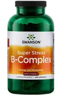 Witaminy i minerały - SWANSON Super Stress Witamina B Kompleks 240kaps - suplement diety - miniaturka - grafika 1