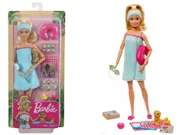 Lalki dla dziewczynek - Barbie lalka Wellness relaks - miniaturka - grafika 1