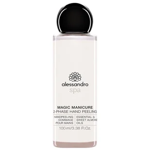 alessandro Spa Magic Manicure 2-fazowy peeling  peeling do rąk / pielęgnacja dłoni z olejkiem migdałowym, 100 ml - Kremy i maski do rąk - miniaturka - grafika 2