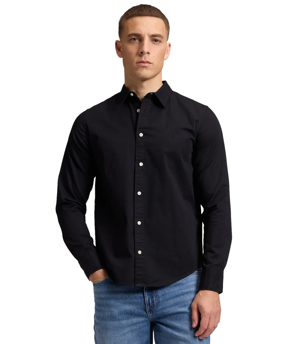 Koszula Lee CLEAN SHIRT 112386620 Black M