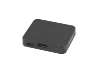 Kable komputerowe i do monitorów - Splitter Video Lanberg HDMI - 2x HDMI 4K + Port USB-C czarny - miniaturka - grafika 1