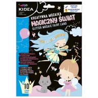 Zabawki kreatywne - Kreatywna mozaika Magiczny Świat KIDEA - DERFORM - miniaturka - grafika 1